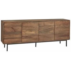 Woonexpress Dressoir Vegas - Bruin - Hout - 200x80x45cm (BxHxD)