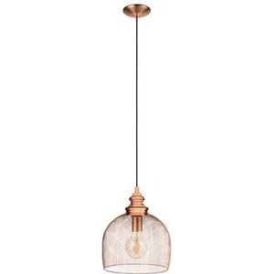 EGLO Straiton Hanglamp - E27 - Ø 28 cm - Koper