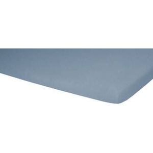 Polydaun - Hoeslaken - Splittopper - Jersey - 180 x 200/220 cm - Lichtblauw