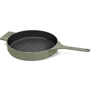 Serax Surface by Sergio Herman - Grillpan - Gietijzer- Ø 26cm - Camogroen