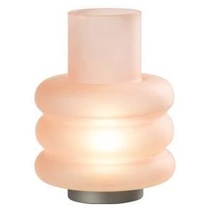 J-Line lamp Ringen - glas - roze - LED