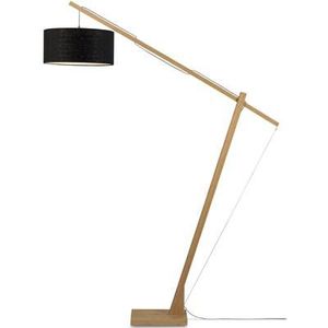 GOOD&MOJO Vloerlamp Montblanc - Bamboe|Zwart - 175x47x207cm