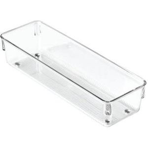 iDesign - Lade Organizer, 7.6 x 22.9 x 5.1 cm, Kunststof, Transparant