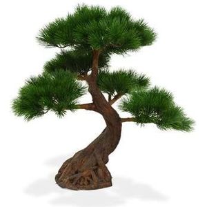 Pinus Bonsai x5 deluxe kunstplant op voet 80cm