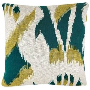 Malagoon Ikat Sierkussen 50 x 50 cm - Groen