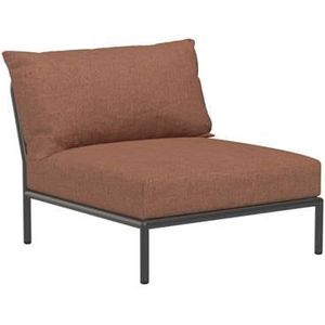 Houe Level2 fauteuil frame donkergrijs stof rust heritage