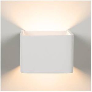 Atmooz - Calla - Wandlamp - Wandspot - Wit - 10 x 10 cm - Hal - Slaapkamer - Eetkamer - Woonkamer