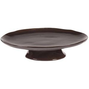 Serax Marie Michielssen La Mère taartschotel op voet H6cm D30.5cm ebony