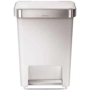 Simplehuman Rectangular Liner Pocket Pedaalemmer 45 Liter