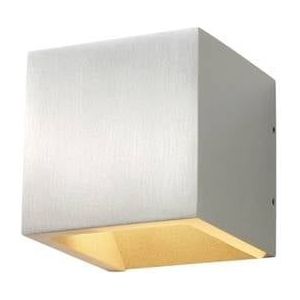 Artdelight Wandlamp Cube 10x10 cm aluminium