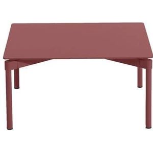 Petite Friture Fromme salontafel 70x70 Brown Red