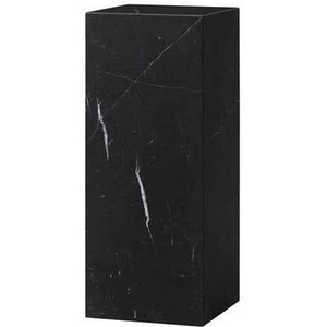 Audo Copenhagen Plinth Pedestal bijzettafel zwart Marquina marmer