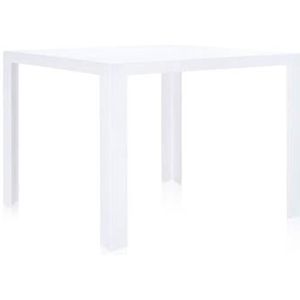 Kartell Invisible Eettafel - 100 x 100 cm - Wit