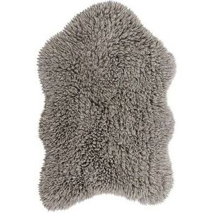 Woolable - Wollen Vloerkleed Woolly - Sheep Grey - 75 x 110 cm