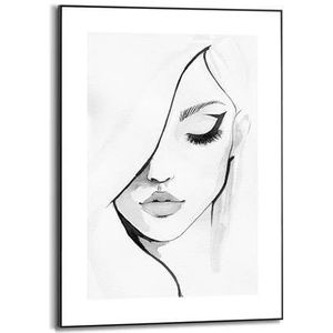 Reinders - Female Elegance - Schilderij 70x50cm Zwart