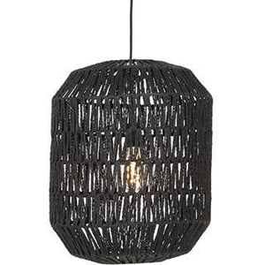 QAZQA Retro hanglamp zwart 40 cm - Lina Hive
