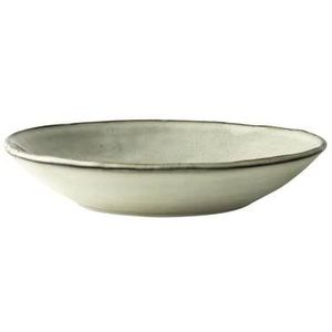 Dutch Rose Organic Diepe Borden - Pasta bord - Ø 23,5cm - Creme