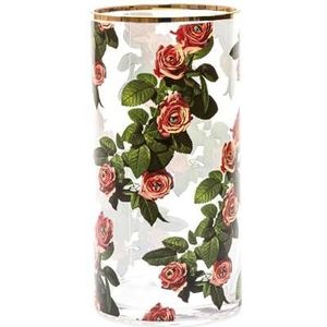 Seletti Toiletpaper Cylindrical vaas medium Roses