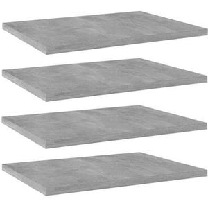 vidaXL-Wandschappen-4-st-40x30x1,5-cm-spaanplaat-betongrijs