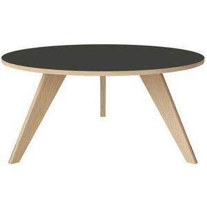 Bolia New Mood Salontafel - Witgepigmenteerd Geolied Eiken - Ø 90 cm - Grijs