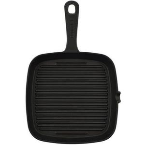 Orange85 Grillpan - Gietijzer - Vierkant - 23 x 23 cm - Voor alle warmtebronnen - Pan