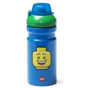 LEGO - Set van 2 - Drinkfles Iconic Boy 0.39 L, Blauw - LEGO