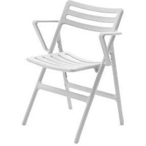 Magis Folding Air-Chair tuinstoel met armleuning wit