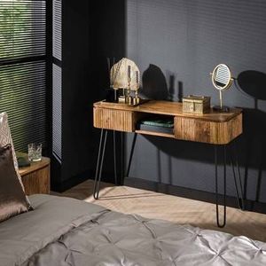 Davidi Design Wave Mango Hout Kaptafel met 2 Lades