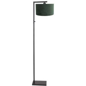 Steinhauer Vloerlamp Stang H 160 cm groene kap - zwart