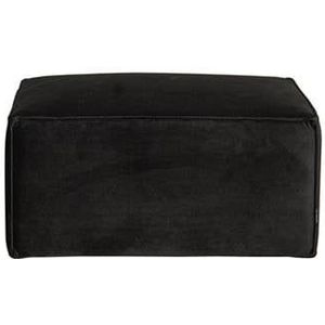 Bronx71® Hocker Memphis velvet zwart