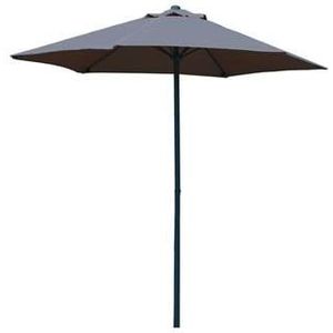 Parasol rond - Ø 200cm - antraciet