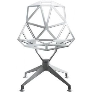 Magis Chair One 4Star stoel wit niet-draaibaar