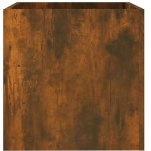 vidaXL Plantenbak 40x40x40 cm bewerkt hout gerookt eikenkleurig