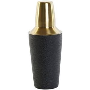 Cocktailshaker Glam - RVS - Zwart|Goud - Ø 9,5 x H 22 cm