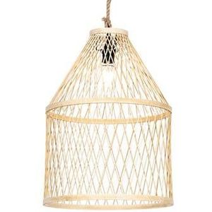 QAZQA Landelijke buiten hanglamp rotan 40x55 cm - Calamus