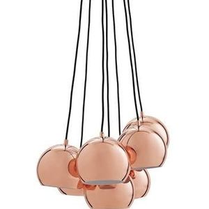 Frandsen Ball Multi 7 cluster hanglamp Ø18 koper