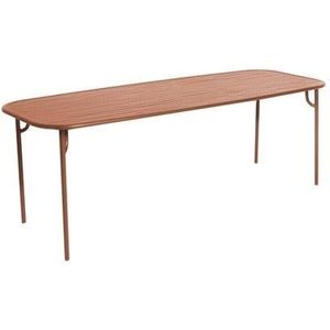 Petite Friture Week-end tuintafel 220x85 terracotta