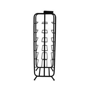 Wijnrek - 25x25x90 - Zwart - Metaal