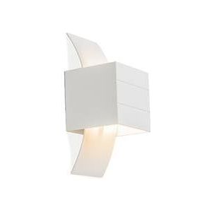 QAZQA Moderne wandlamp wit - Amy