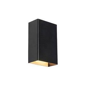 QAZQA Moderne wandlamp zwart - Otan S