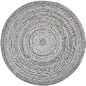 MUST Living Carpet Sterling round small,Ø150 cm, Blue, 80% wool 20% polyester