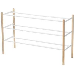 Yamazaki - Expand. Shoe Rack - Plain - white