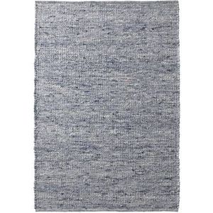 Wollen vloerkleed - Bokn blauw 250x250 cm