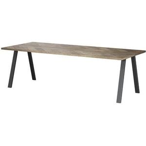 Caso Furniture CASØ 230 Eettafel 240 cm Gerookt Eiken Herringbone