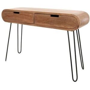 MOOS Bruce Sidetable met 2 Lades - Mangohout