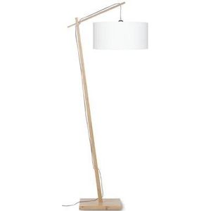 GOOD&MOJO Vloerlamp Andes - Bamboe|Wit - 72x47x176cm