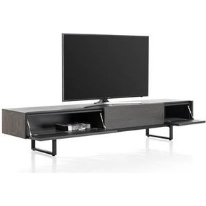 Xooon MODALI tv-dressoir 237 cm 1lade, 2 kleppen onyx