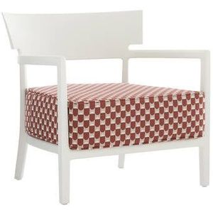 Kartell Cara Mat Liberty Tuinstoel - Rood / Wit