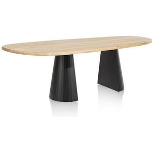 Xooon eetkamertafel ARAWOOD 270x120cm teardrop naturel