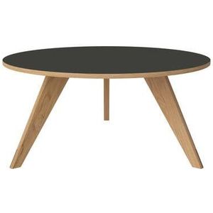 Bolia New Mood Salontafel - Geolied Eiken - Ø 90 cm - Grijs